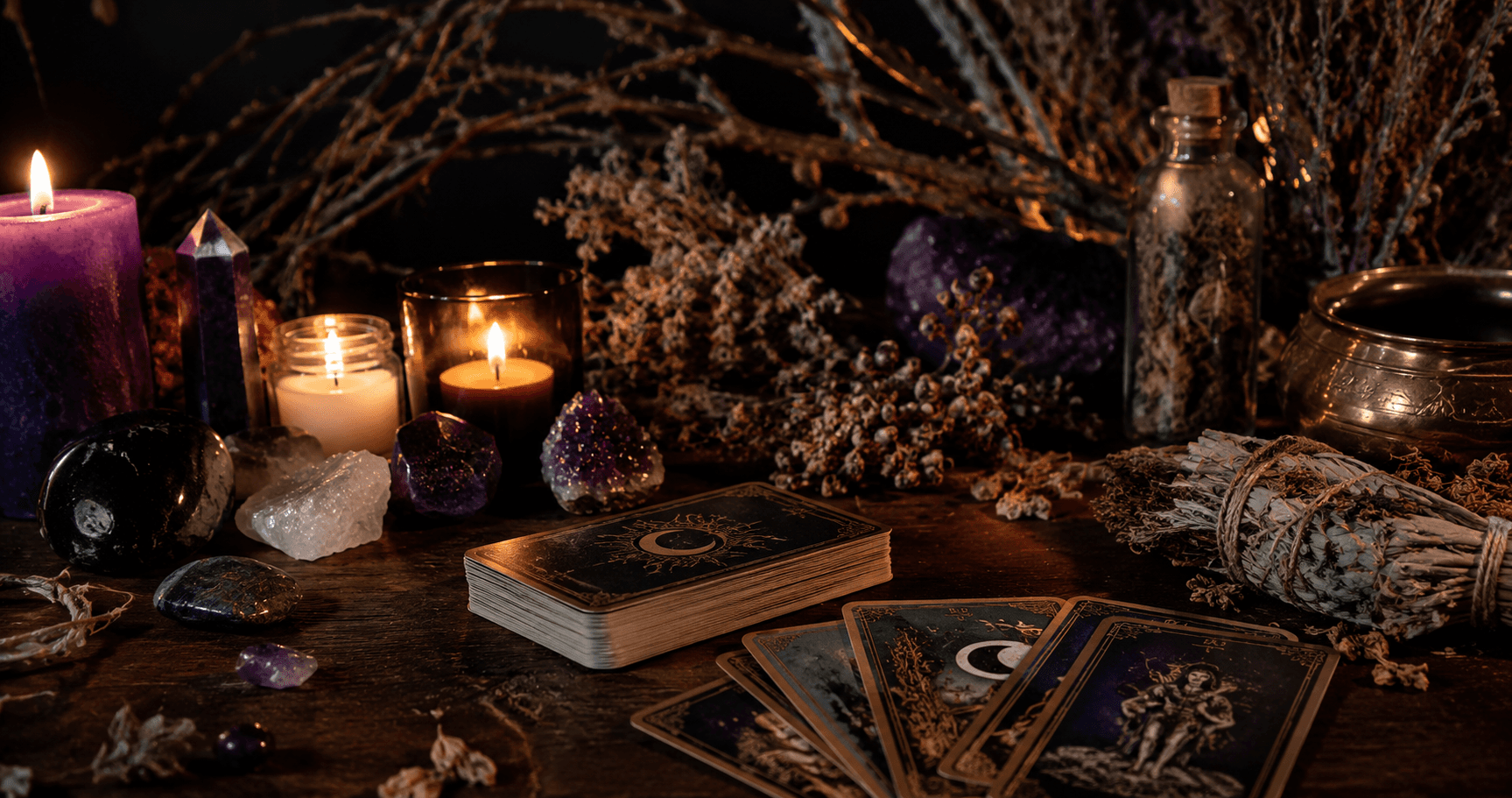 Magdalena's Botanica — sacred goods and ritual tools by night